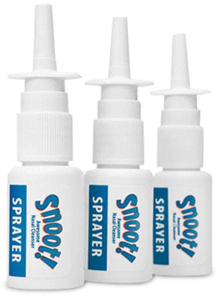 Snoot! Empty Nasal Sprayers (20ml) - 3 Pack